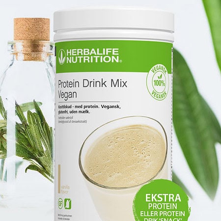 Protein Drink Mix med en ultra-cremet drik med vaniljesmag