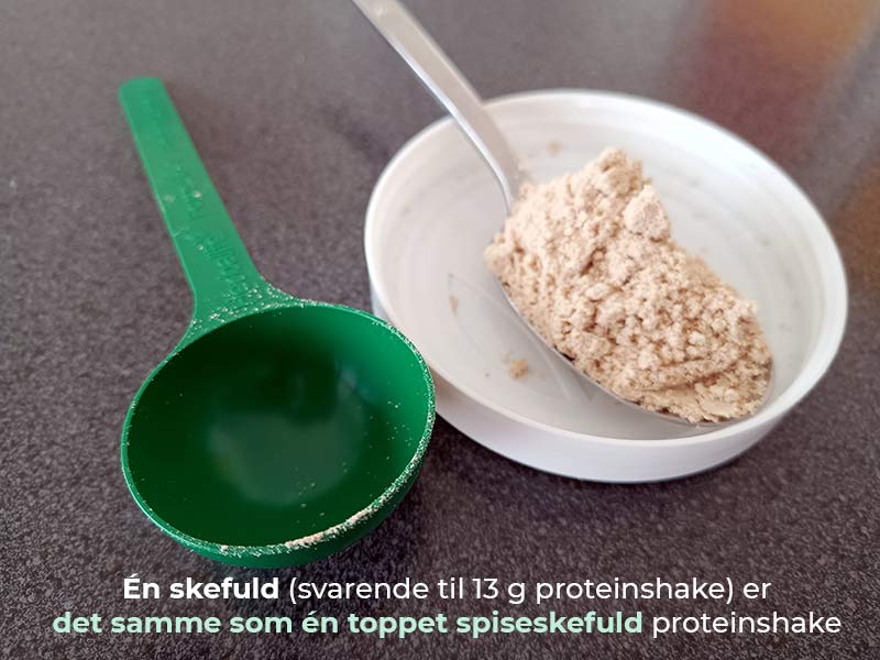 Formula 1 proteinshake måleske