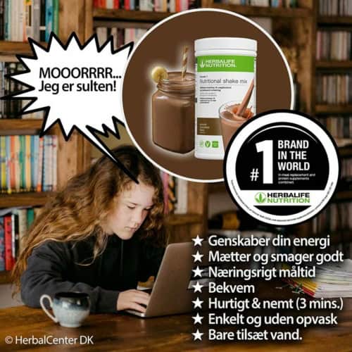 Protein chokolade shake næringsrigt måltid Prøvepakke Shake & Te