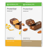 Vanilje/mandel eller citrus proteinbarer fra Herbalife