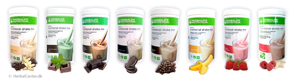 Protein Shakemix 3-pak Vælg din smag af Formula 1 Herbalife Shake