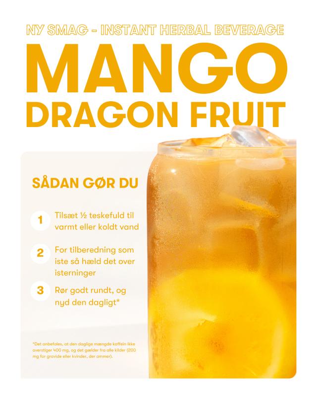 Herbalife Mango Dragon Fruit Instant Urtedrik 102 g - Billede 3