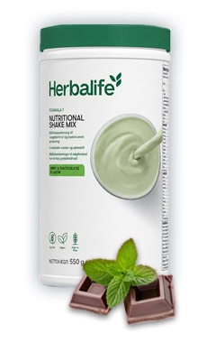 Mynte chokolade protein shake